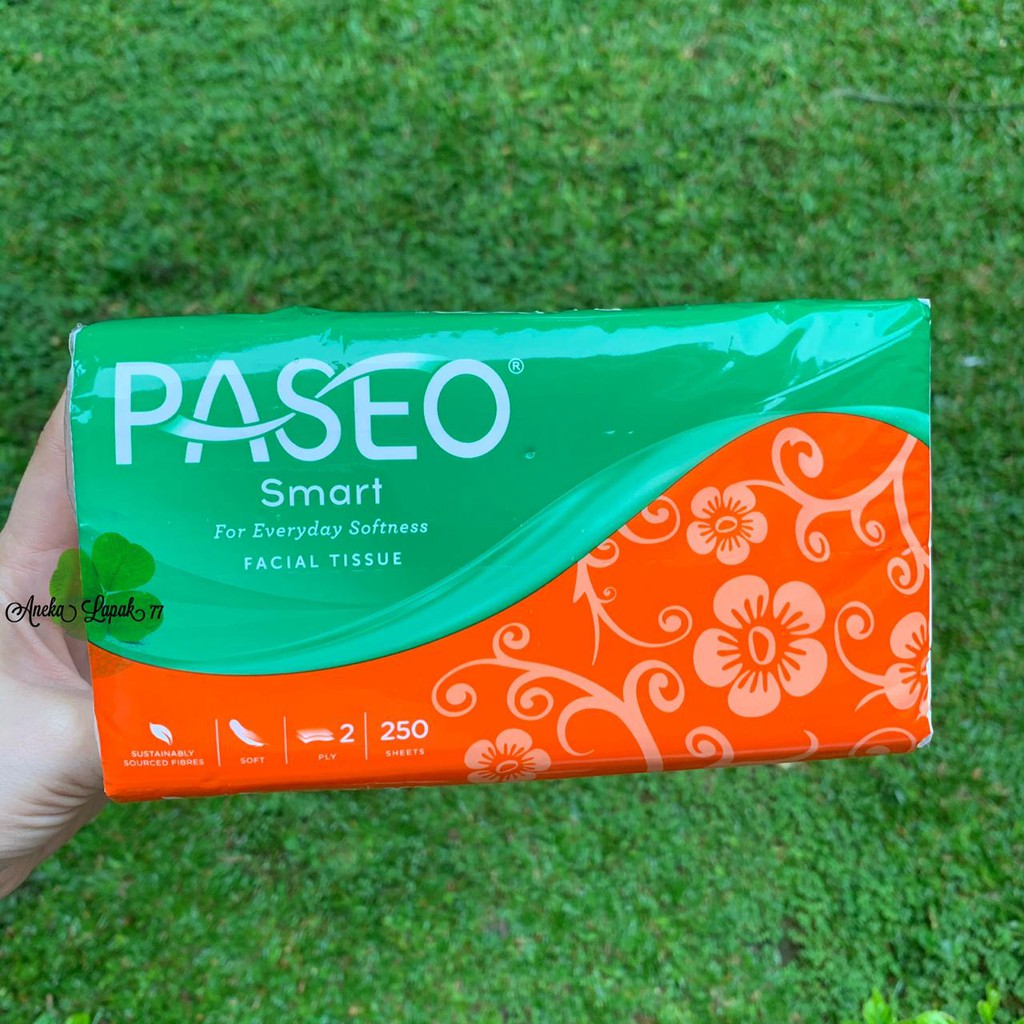 TISSUE PASEO SMART 250 SHEET HIJAU / BIRU