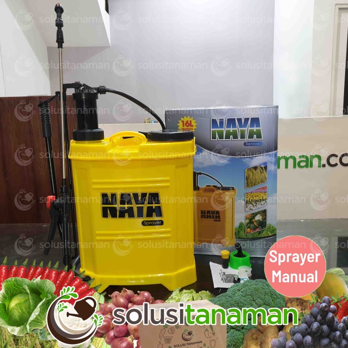 {SellerStore} Sprayer Manual 16 ltr Alat Semprot Hama Penyemprot Tanaman Disinfektan - Naya Manual B