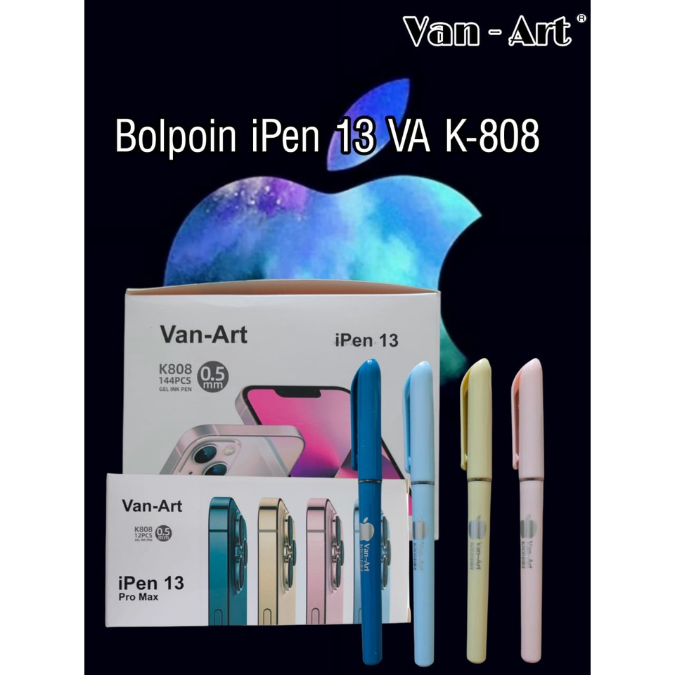 (HARGA 1LUSIN=12pc) Bolpoint Gel ipen 13, blp gel ipen, bolpen ipen 13 , pulpen gel ipen 13