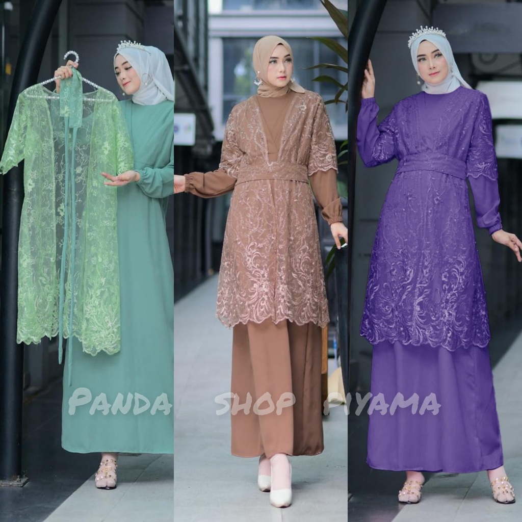 SASA DRESS // DRESS PESTA + OUTER TILE PREMIUM // DRESS REMAJA // DRESS KONDANGAN // DRESS JUMBO // GAMIS PESTA // GAMIS BRUKAT // GAMIS REMAJA