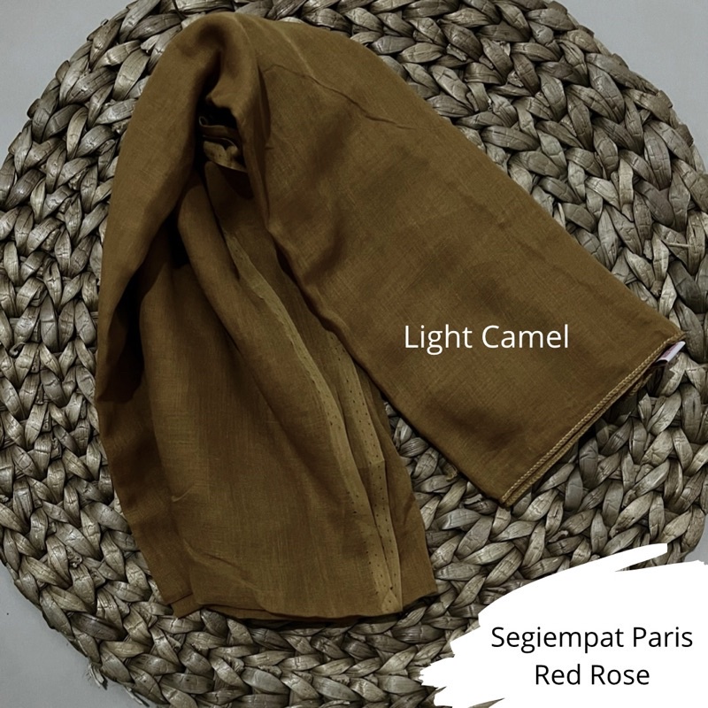 HIJAB SEGIEMPAT VOAL PARIS PREMIUM SIZE 110X110 WARNA OLIVE