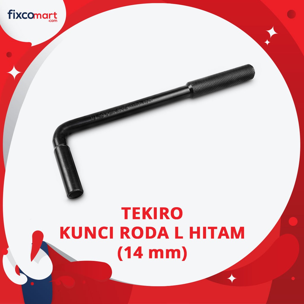 Tekiro Wheel Nut Wrench Black / Kunci Roda Mobil 14 Mm