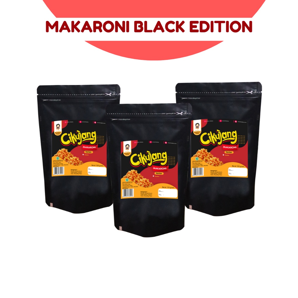 

Makaroni Pedas Makroni Mi Goreng Cikujang Gurih Kemasan 125 Gram