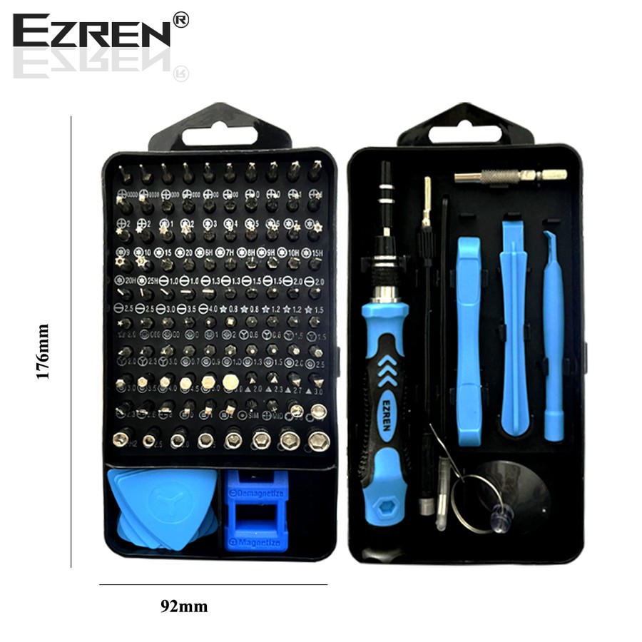 Ezren EZ-0363 115in1 Obeng Set Hp Torx Hexagon Komputer Laptop  Nitendo