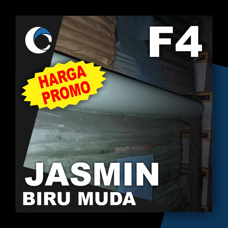 

KERTAS JASMINE BIRU MUDA 200 GSM Uk [ F4 / POLIO ] 21.5 cm X 33 cm ( 50 LEMBAR )