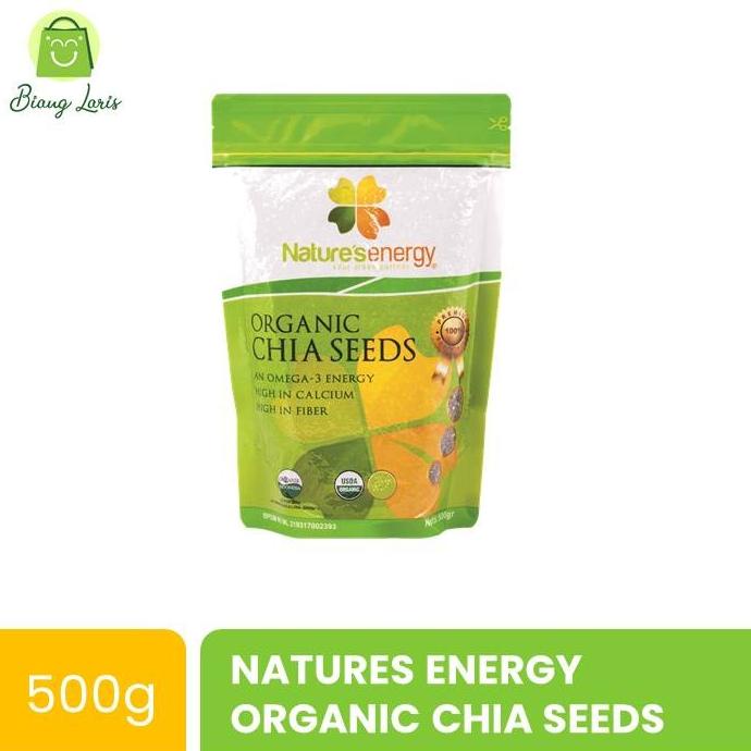 

Organic Chia Seed 500Gram Natures Energy