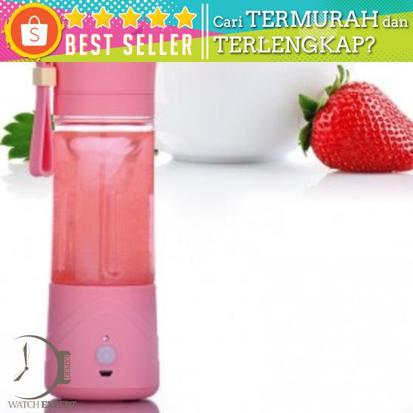 Blender Jus Portable 380ml - Pink