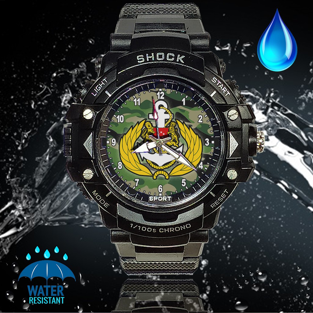 (EXCLUSIVE) JAM TANGAN TENTARA SINGAPURA. ANGKATAN LAUT REPUBLIK SINGAPURA 2