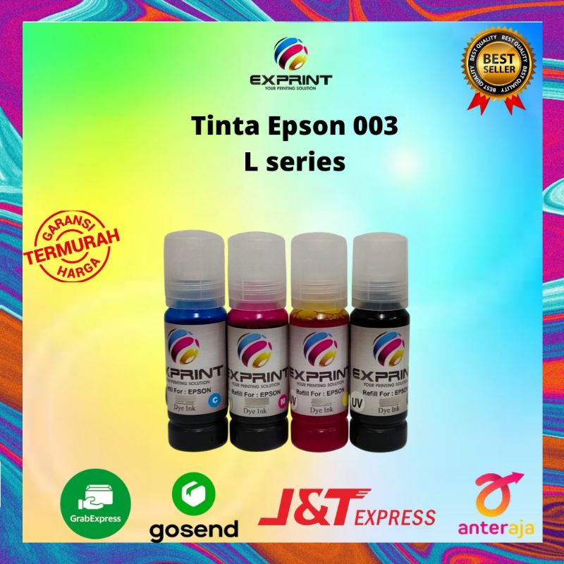 Tinta Refill Epson 003 untuk Epson L1110,L3110,L3150,L5190