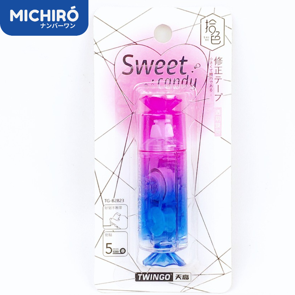 

Michiro Pita Koreksi Motif Permen Cantik Sweet Candy Correction Tape