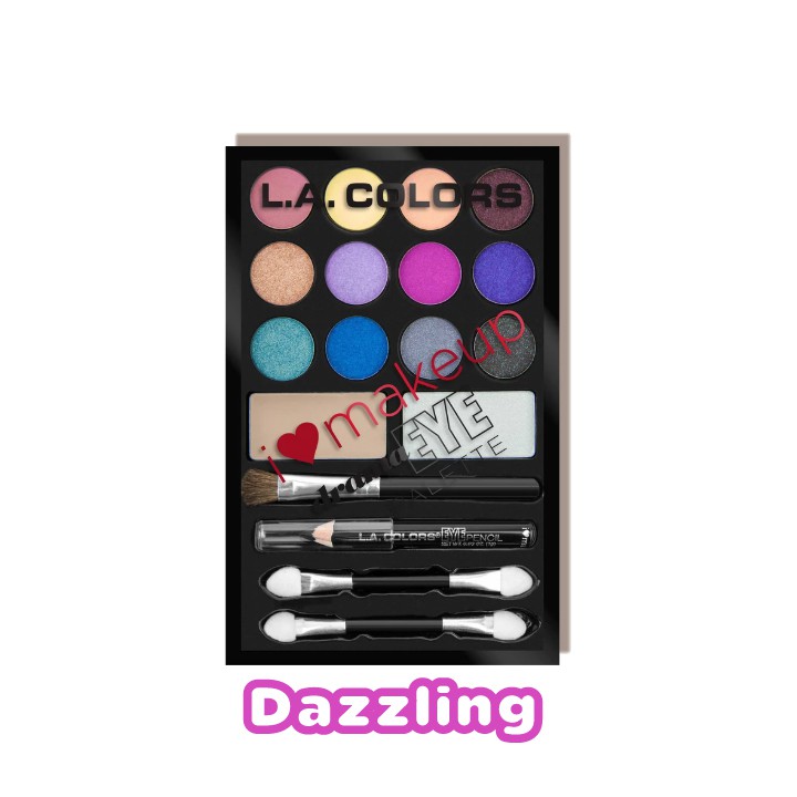 LOVE MAKEUP EYESHADOW PALETTE I HEART MAKE UP L COLORS