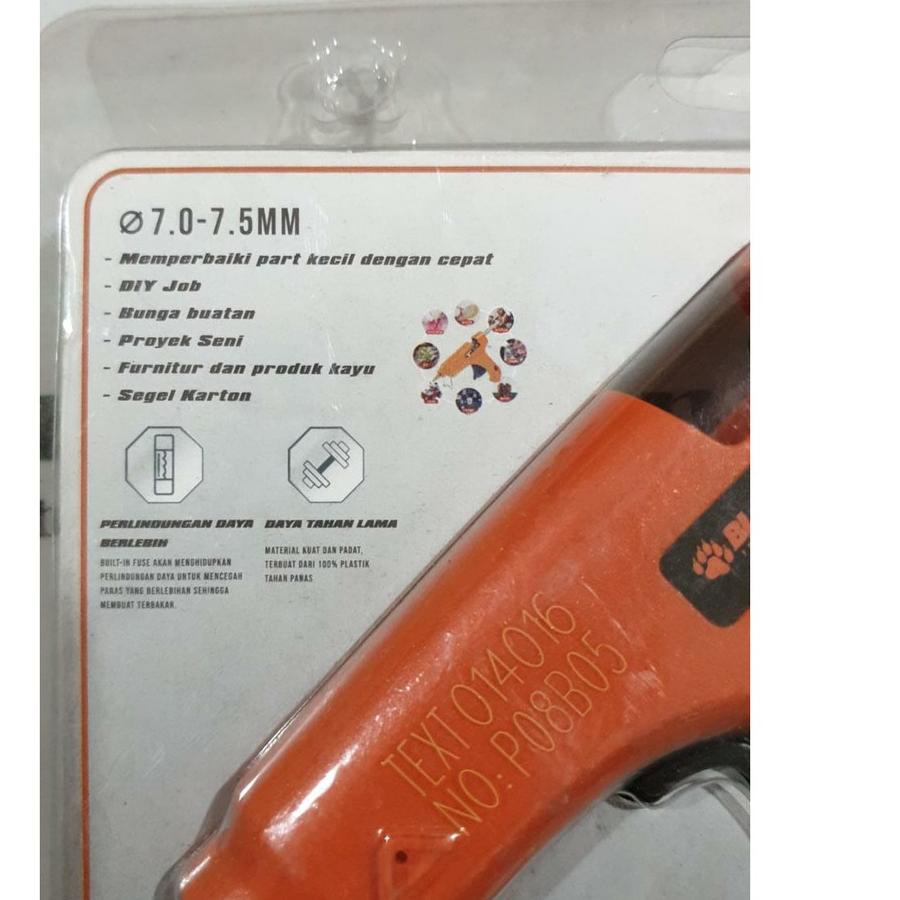 

Recomend Alat Lem Tembak Kecil BLACKFOOT 40 Watt Switch / Glue Gun Small Glue Stick 40W Lem Lilin 7mm ,