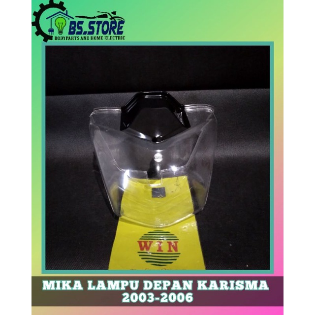 MIKA KACA LAMPU DEPAN HONDA KHARISMA KARISMA X 2003 2004 2005 | MIKA LAMPU DEPAN HONDA KHARISMA KARISMA X | MERK WIN