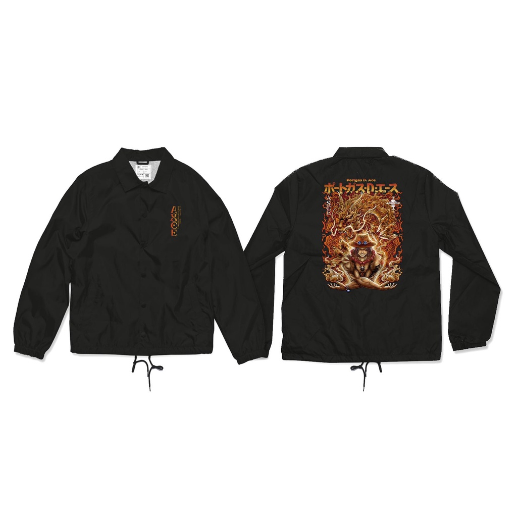 Almost Studio - Coach Jacket - Ace - Black