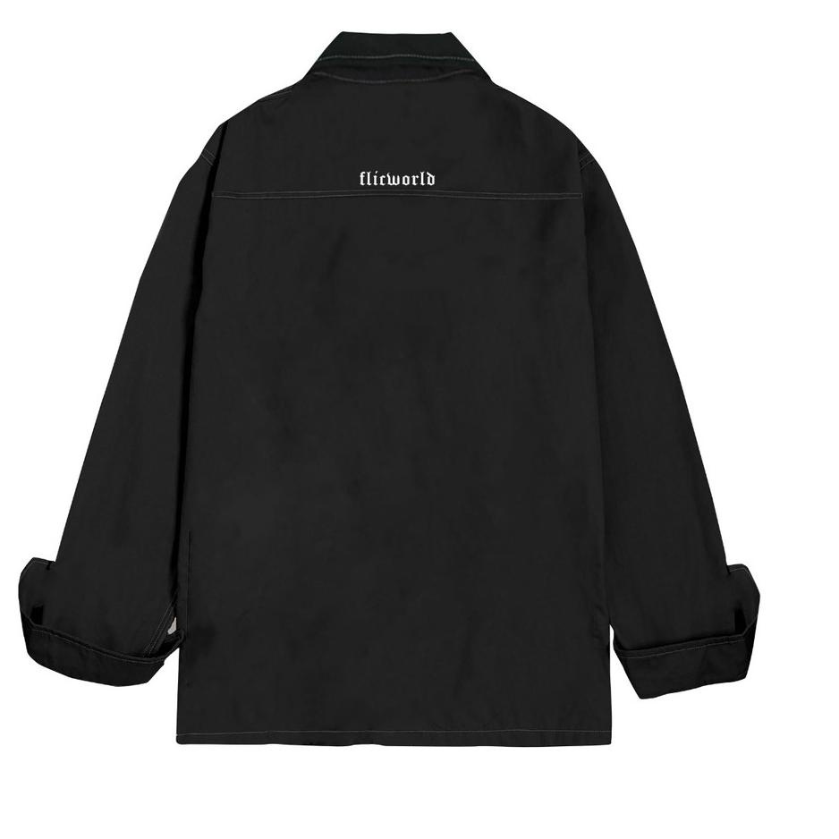 Banyak Dipakai.. FLICWORLD - Way Out Overshirt Jacket Black