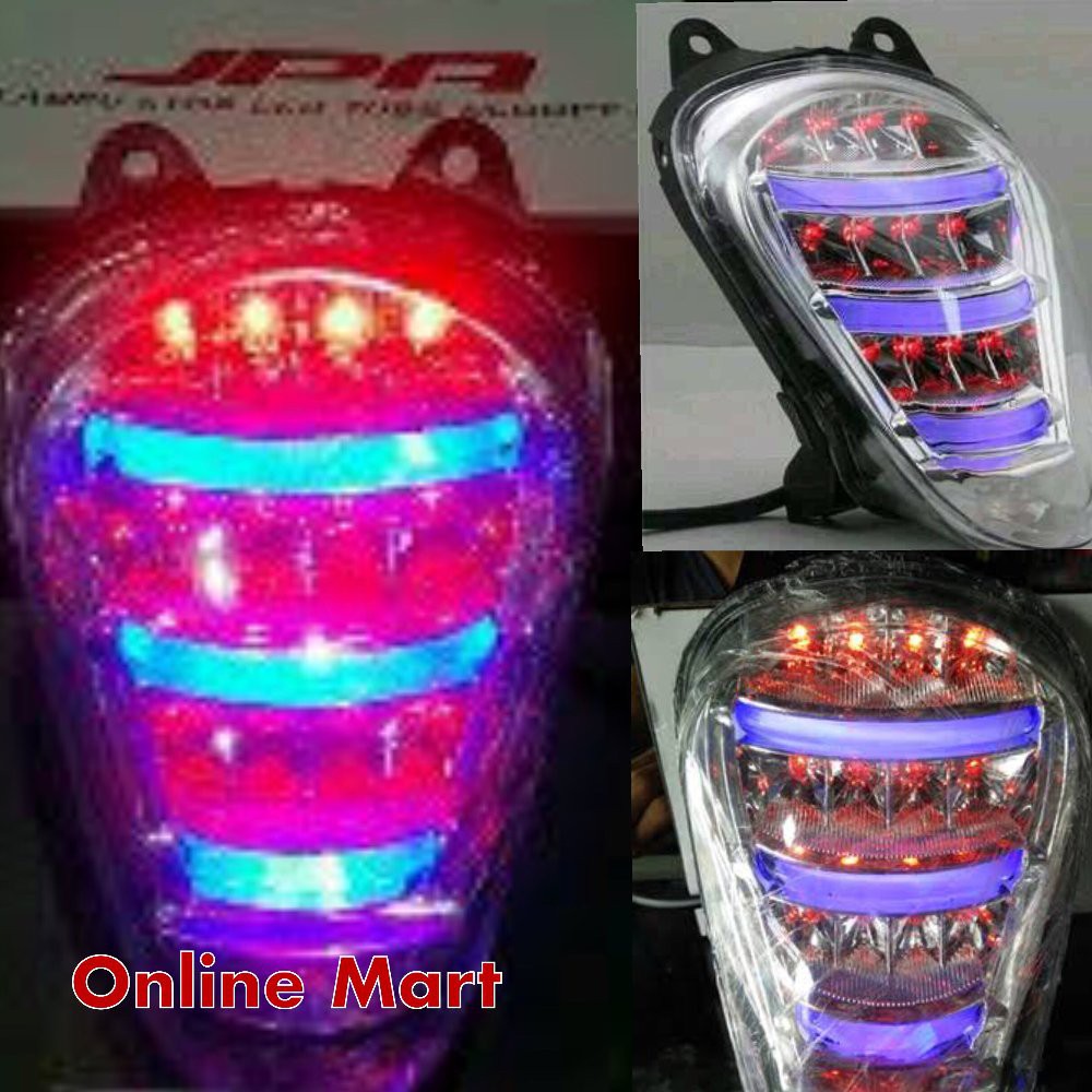 lampu stop scoopy fi led JPA lampu belakang scoopy