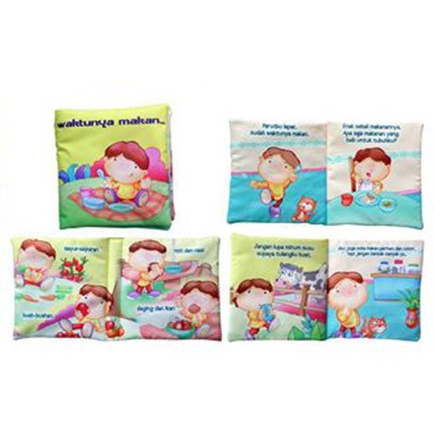 Promo Diskon Besar  Buku Bantal / Buku Kain Waktunya Makan