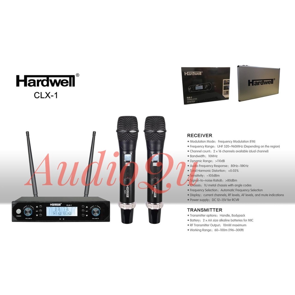 MIC WIRELESS HANDLE HARDWELL CLX 1 HARDWELL CLX1 ORIGINAL