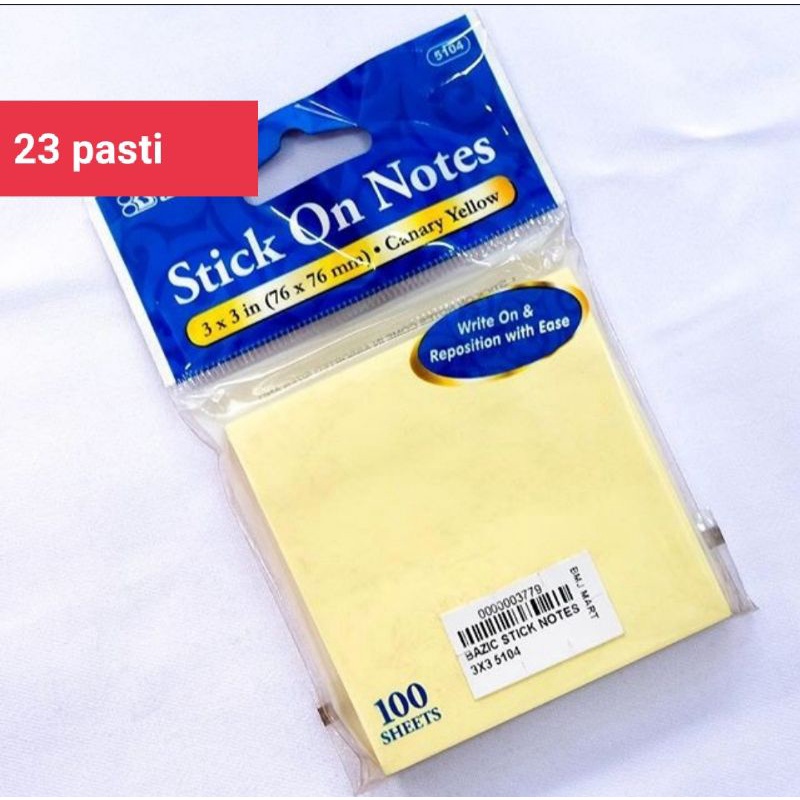 

sticky note bazic 5104/memo tempel