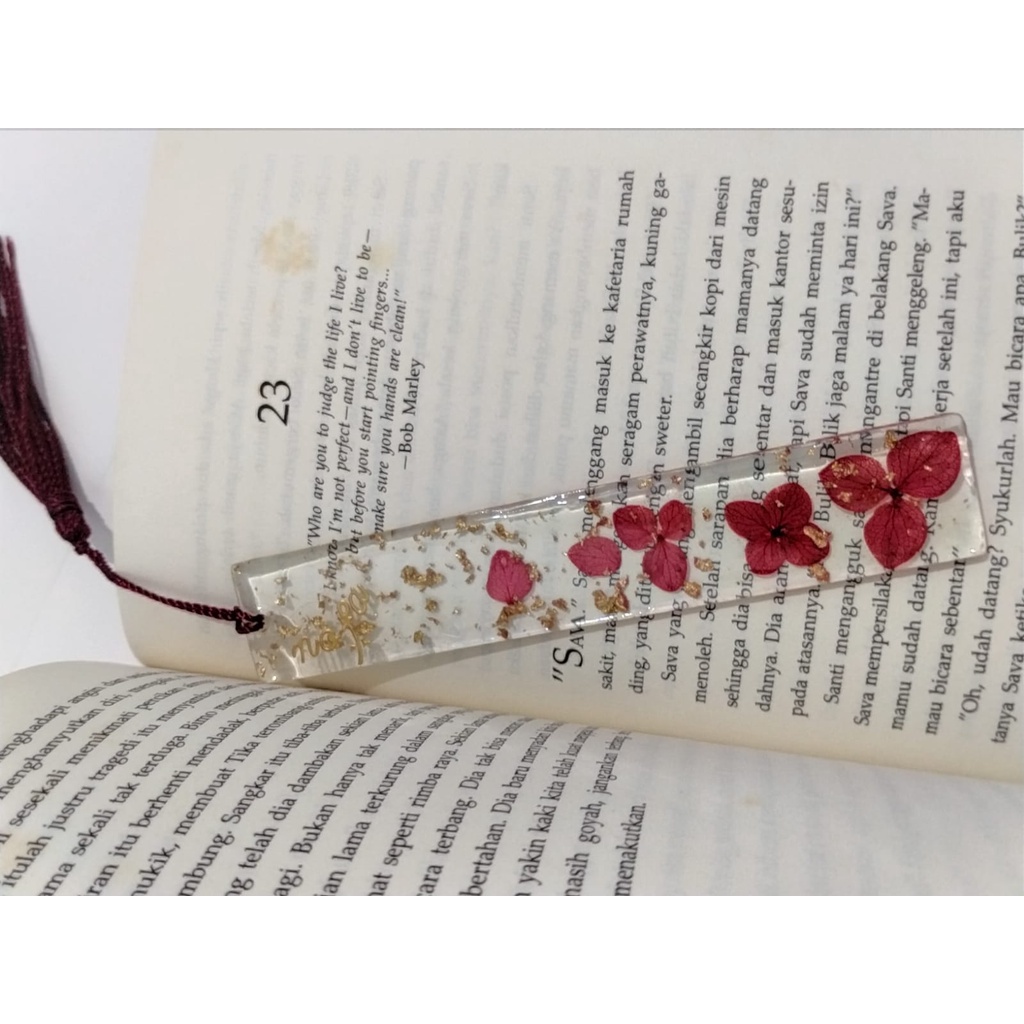 

PEMBATAS BUKU RESIN AESTHETIC | BOOKMARK RESIN AESTHETIC
