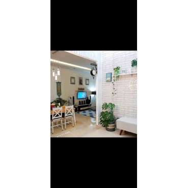 wallpaper dinding bata putih