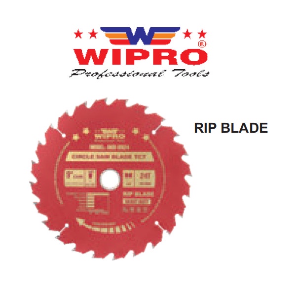 WIPRO AKB0724/AKB 0724 Mata Potong Kayu/Gergaji Saw Blade/Circular Saw Tanduk 7 Inch (180mm) x 24T/2