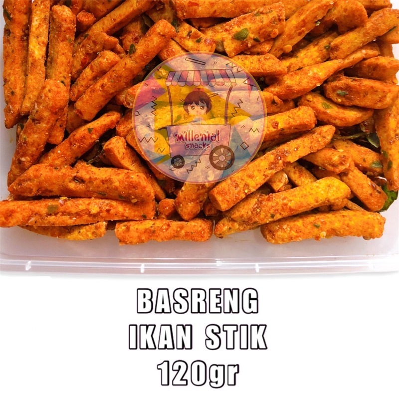

Basreng Ikan Stik Pedas Hot Melotot Box 120gr