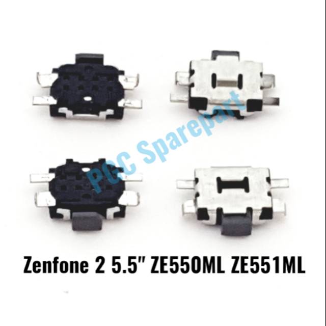 Original Switch Konektor Power On Off Asus Zenfone 2 5.5" ZE550ML z008d ZE551ML z00ad Swit Connector
