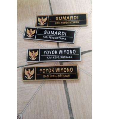 

HOT ITEM X9526 Nama dada Name tag Akrilik Plat Nama れ