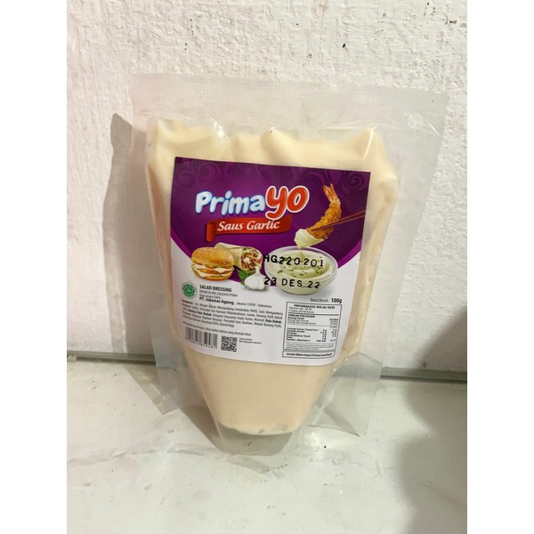 

saus garlic bawang primayo 100gr