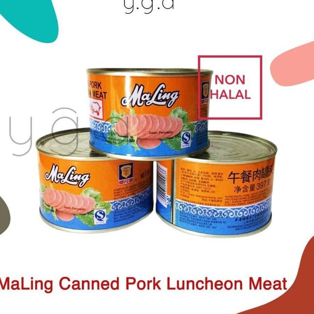 

CSFf4F9--MaLing Canned Pork Luncheon Meat / Daging MaLing (Non-Halal)