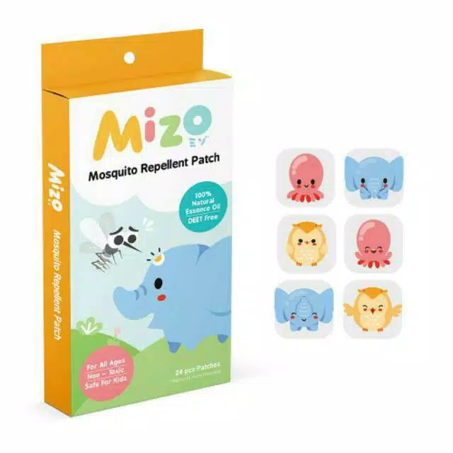 MIZO Mosquito Repellent Sticker Patch24pcs / Stiker Anti Nyamuk