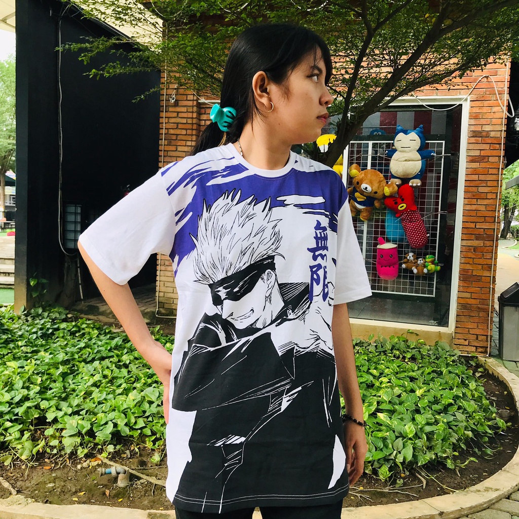 Tshirt Gojo Mugen Fullprint Anime Manga Jujutsu Kaisen Premium Unisex