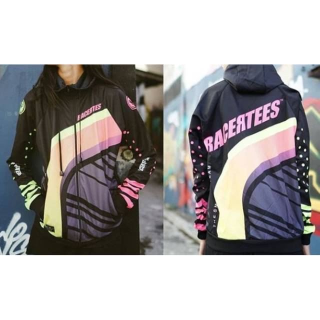 Jaket Zip Hoodie Racertees Twister Moon Original