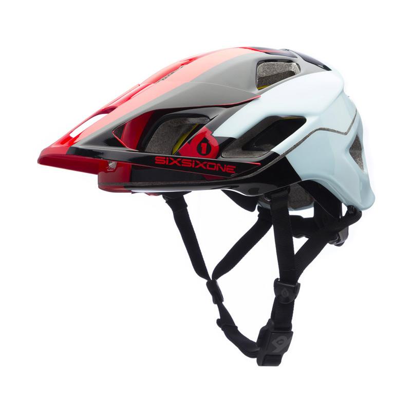 SALE Helmet MTB Helm Sepeda 661 MIPS SixSixOne Six Six One EVO AM Red Black White