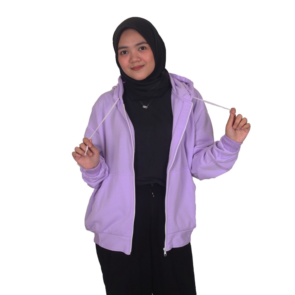 Jaket Zebra Zipper XXL - Jaket Zipper Oversize Unisex