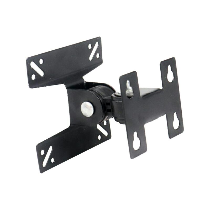 Bracket TV Adjustable Up And Down 1.3mm Thick 100x100 Pitch For TV 14 - 24 Inch W24 Black