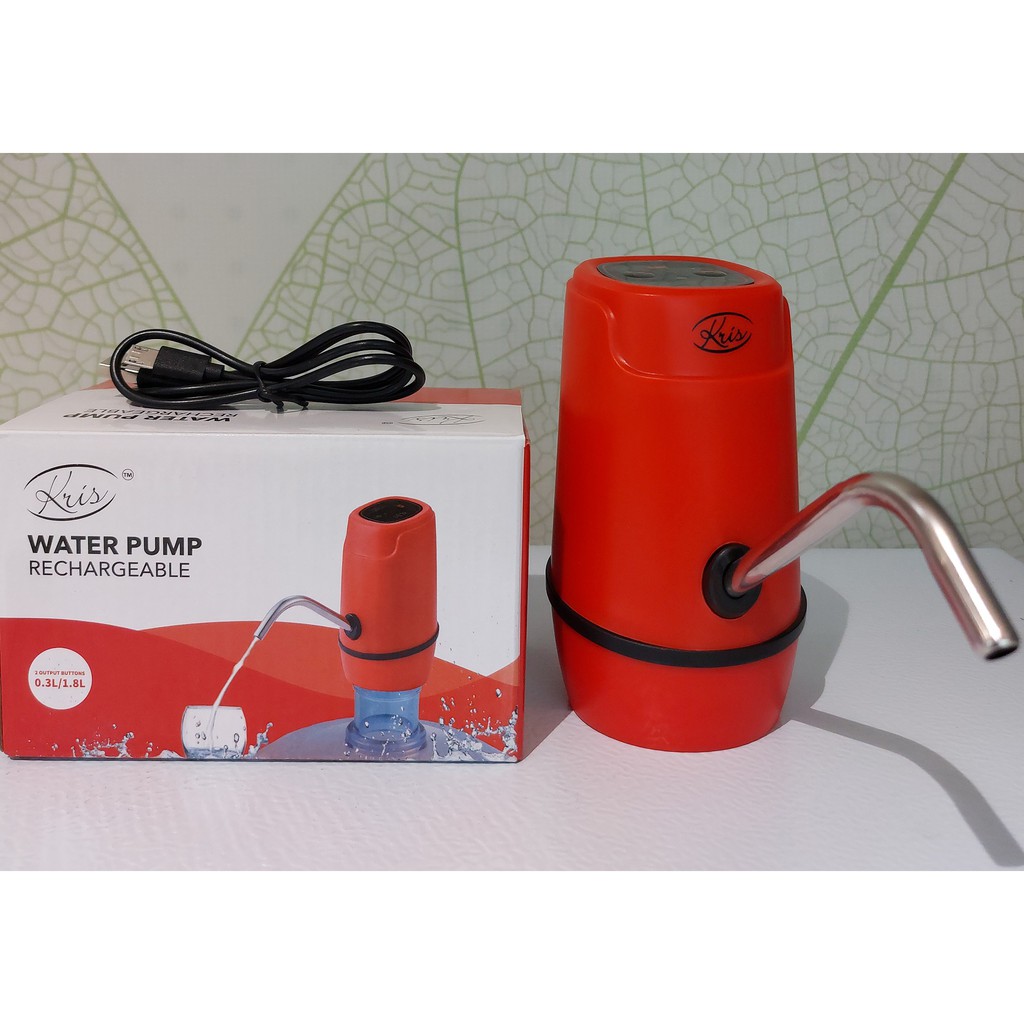 Water Pump Rechargable / Pompa Galon Electrik / Pompa Air Galon Red