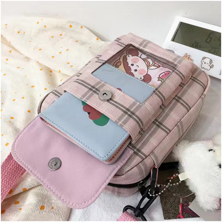 (WTAS-03) TAS GIRL LUNSME / WAIST BAG GIRL / TAS PINGGANG KANVAS / TAS SELEMPANG GIRL / TAS FASHION / TAS IMPORT / GIRL BAG