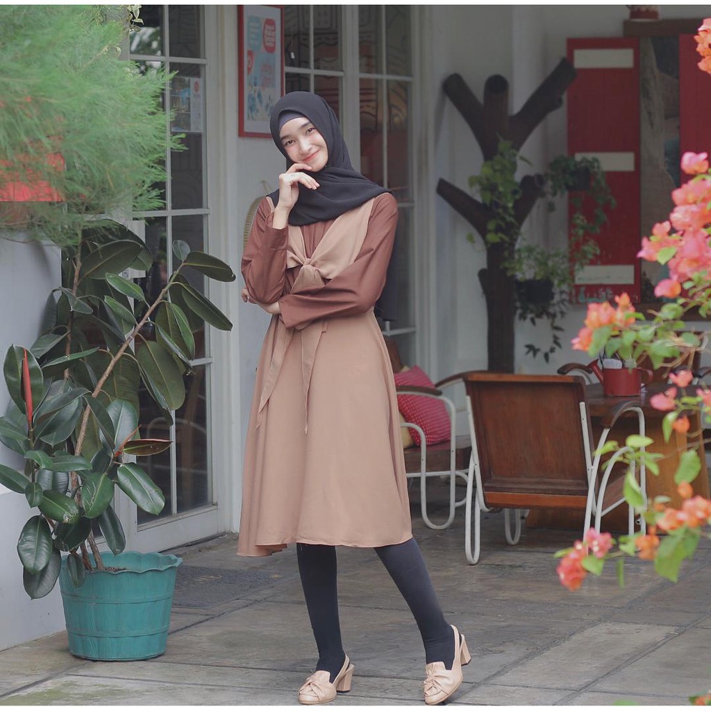 Legging Wudhu Muslimah Jersey Premium Rynstelle