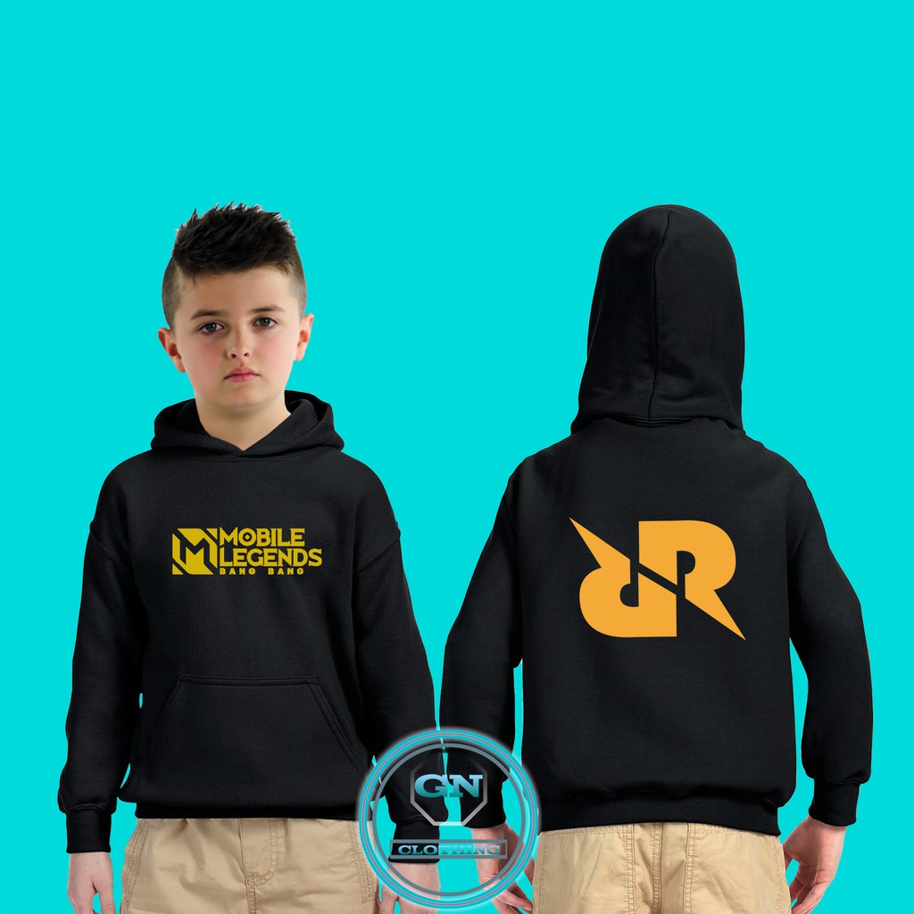 jaket hoodie anak mobile legend RRQ