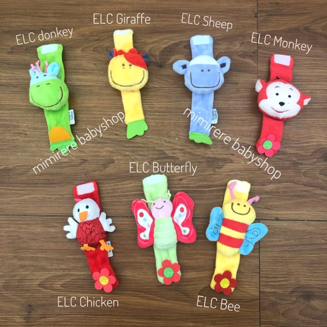 Gelang Rattle Boneka Animal Happy Monkey Sozzy