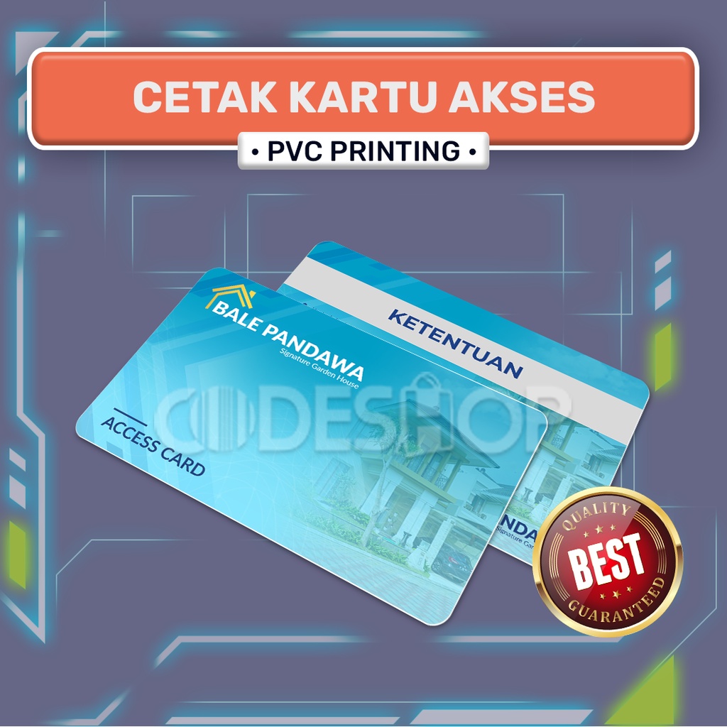 Cetak Kartu Access Card Bahan Dasar PVC RFID