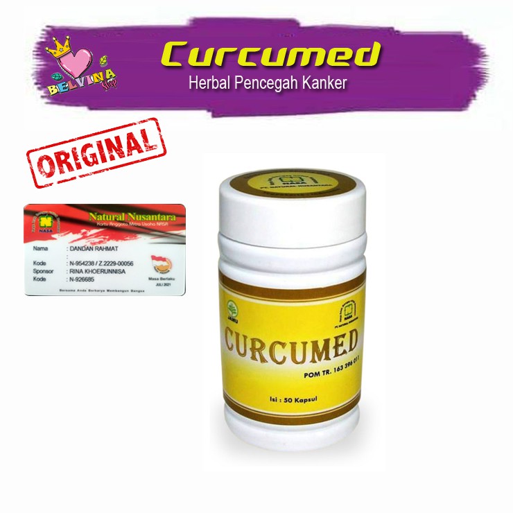 100% ORIGINAL - CURCUMED - PENCEGAH KANKER - OBAT TUMOR - NASA - CURCUMED NASA