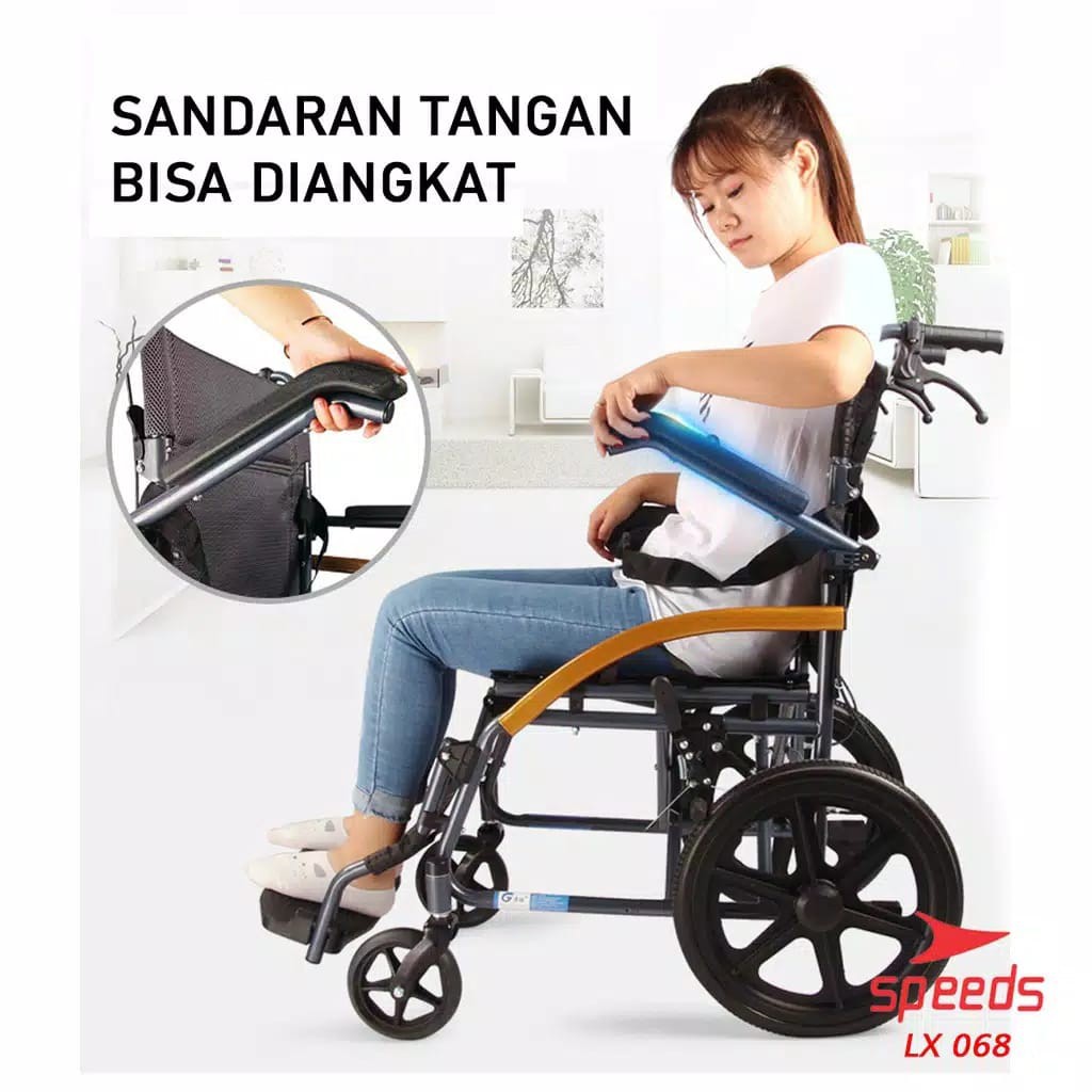 Kursi Roda Lipat Speeds Apollo Avico - Kursi roda Besi 068-1&-3