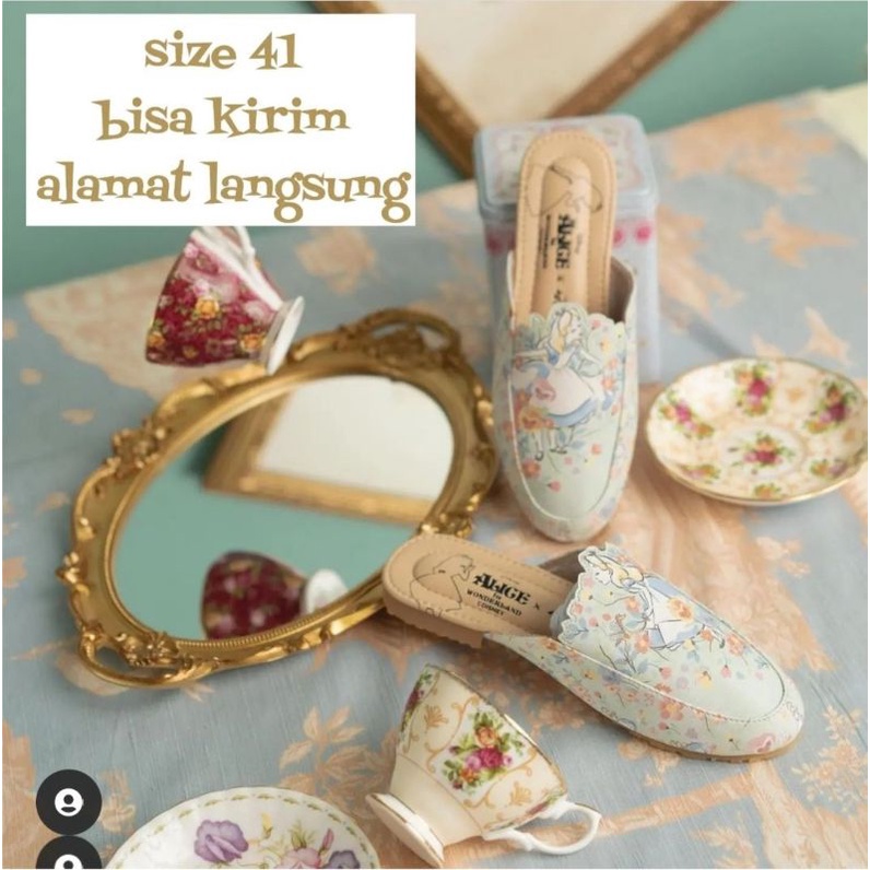 PO ittaherl x disney alice in wonderland vol.2 wild daffodil round sage size 41