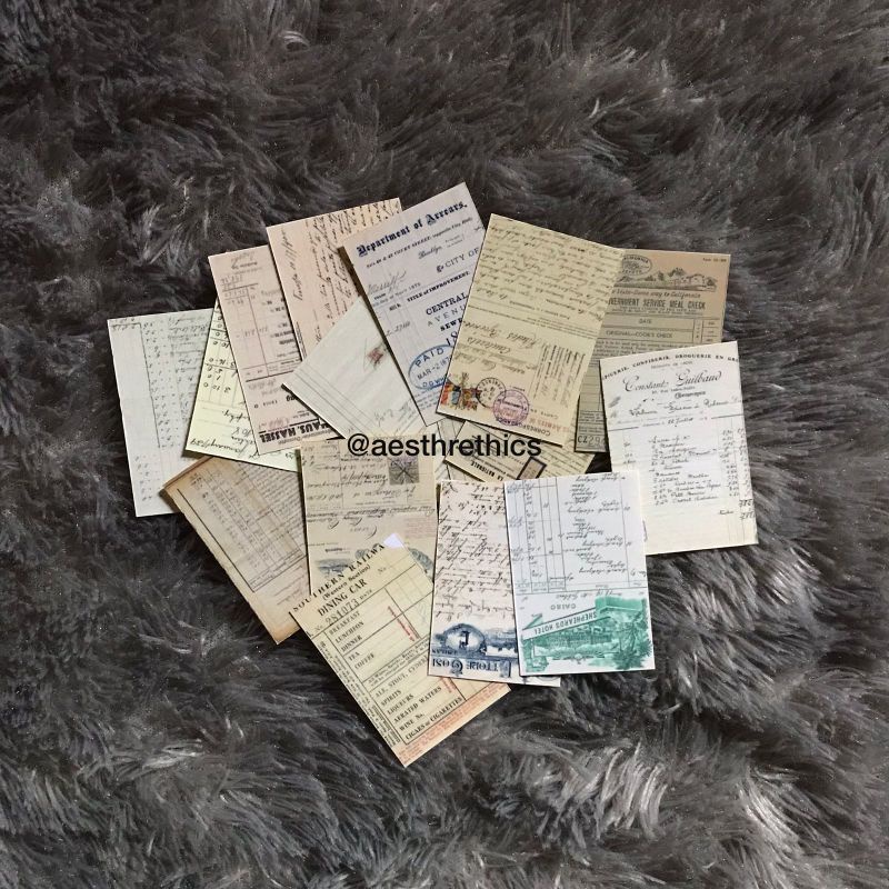 

1pcs Vintage Note Sticker * Stiker Jurnaling *