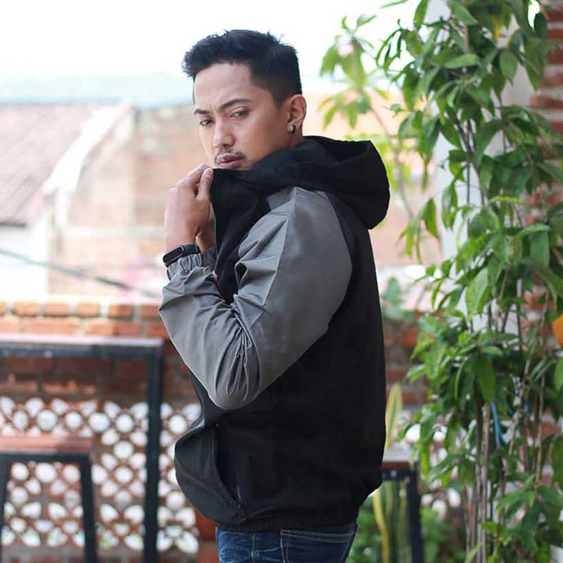 Kasual Jaket Hoodie Pria Original Jeket Motor Travelling Waterproof