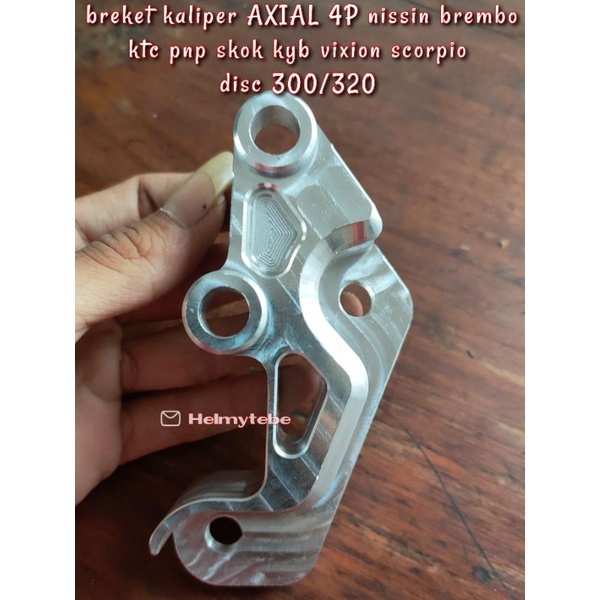breket kaliper axial 4p 4 piston pnp skok kyb vixion m1 speed