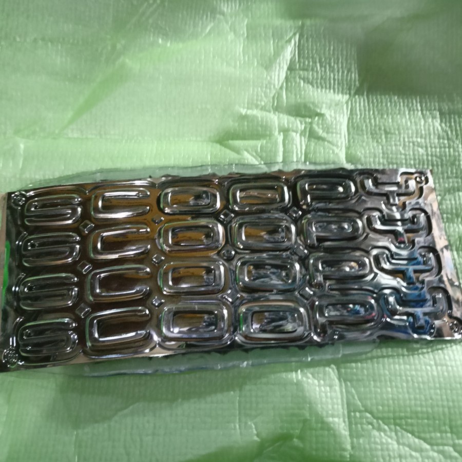 Emblem Scoopy new 2021 crome original logo timbul 3D Scoopy new 2021 harga satuan baris